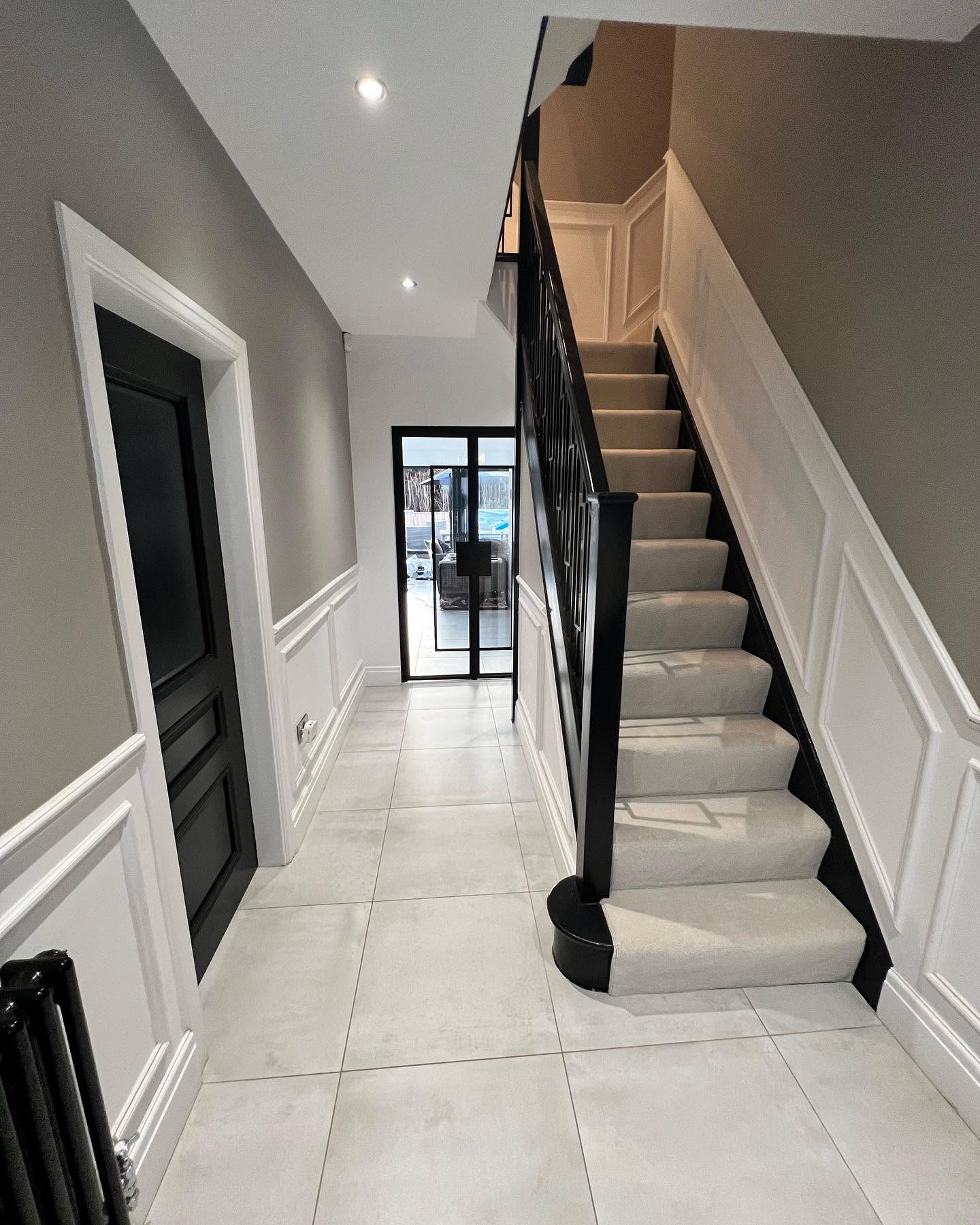Bespoke staircase and balustrade leading to a finished loft conversion